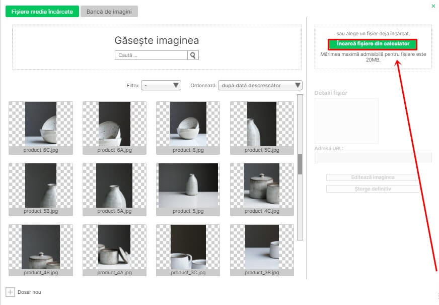 Adaugă fișierele în biblioteca emdia Adaugă fișierele în biblioteca emdia