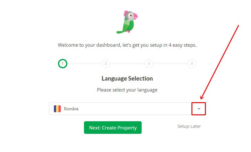 Selectează limba interfeței Selectează limba interfeței