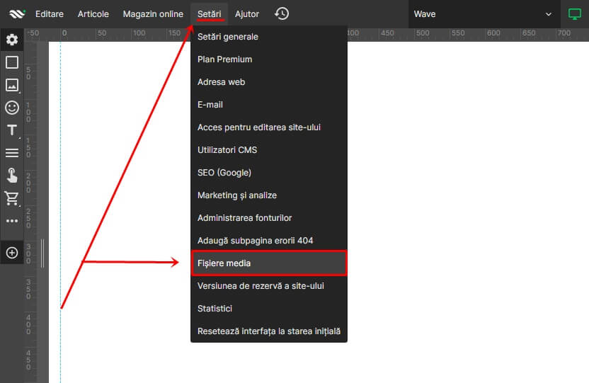 Deschide biblioteca media Deschide biblioteca media