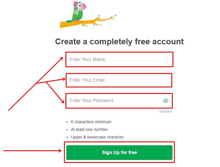 Introducem datele pentru înregistrare Introducem datele pentru înregistrare