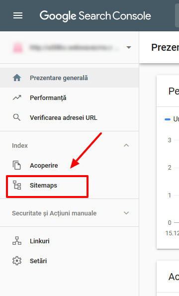 Accesăm Sitemap în Google Search Console Accesăm Sitemap în Google Search Console